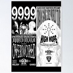 DRAIN GANG 2022 WORLD TOUR OFFICIAL POSTER  Poster RB0111