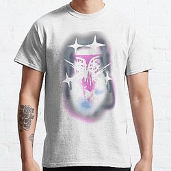 Bladee Drain Gang IDOL pink white logo Classic T-Shirt RB0111