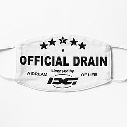 Bladee Drain Gang OFFICIAL DRAIN logo Flat Mask RB0111