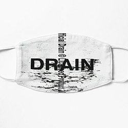 Drain Gang Logo merch Flat Mask RB0111