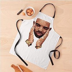 Drke Drizzy Rapper Moasiac Apron Premium Merch Store