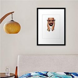 Drke Drizzy Rapper Moasiac Framed print Premium Merch Store
