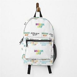 Dream SMP Backpacks - Dream SMP Cute Text Sticker Pack Backpack RB1106 [ID9282]