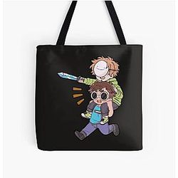Dream SMP Bags - Dream SMP all members All Over Print Tote Bag RB1106 [ID9402]