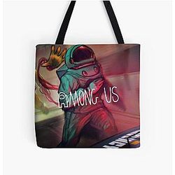 Among Us Merchandise - Among Us Astronaut 3D All Over Printed High Quality Tote Bag [ID9967]