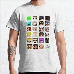 Dream SMP T-Shirts - The Whole Dream SMP Classic T-Shirt RB1106 [ID7908]