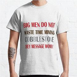 Dream SMP T-Shirts - Tommyinnit Dream SMP quotes Classic T-Shirt RB1106 [ID8303]