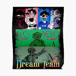 Dream SMP Posters - Dream SMP War,Dream Team SMP Poster RB1106 [ID8525]