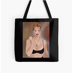 Drew Barrymore All Print Tote Bag