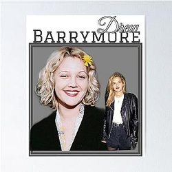 Drew Barrymore 90s Poster