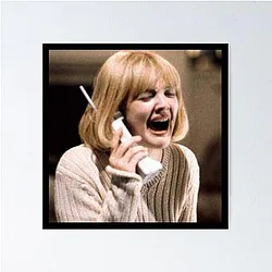 Scream 90s Drew Barrymore Horror Slasher Film Movie Poster