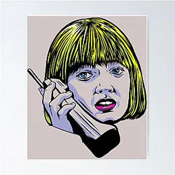 Drew Barrymore Scream Poster