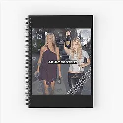 Drew Barrymore and Cameron Diaz Spiral Notebook