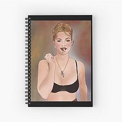 Drew Barrymore Spiral Notebook
