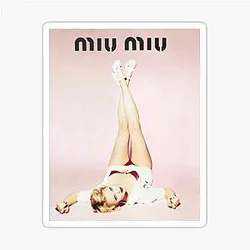 Drew Barrymore MIU 1995 Sticker