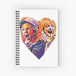 Drew Barrymore Spiral Notebook