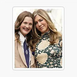 Jennifer Aniston and Drew Barrymore sticker