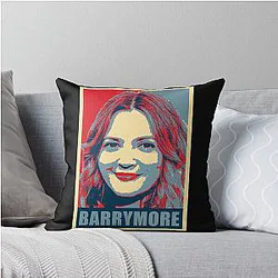 Drew Barrymore Hope Throw Pillow