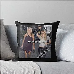 Drew Barrymore and Cameron Diaz Throw Pillow