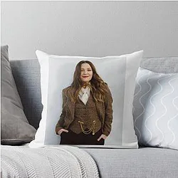 Drew Barrymore Throw Pillow