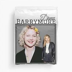 Drew Barrymore 90s Duvet Cover