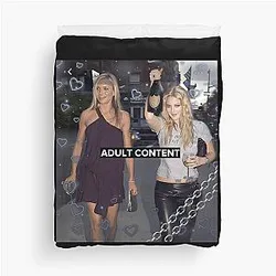 Drew Barrymore and Cameron Diaz Duvet Cover