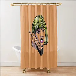 Drew Barrymore Scream Shower Curtain