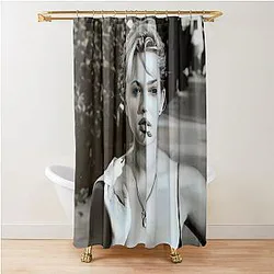 Drew Barrymore 90s Shower Curtain