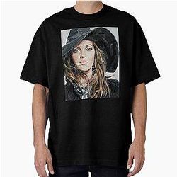 Hollywood Mystery - Drew Barrymore Oil Portrait T-Shirt