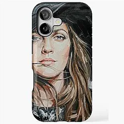 Hollywood Mystery - Drew Barrymore Oil Portrait iPhone Case