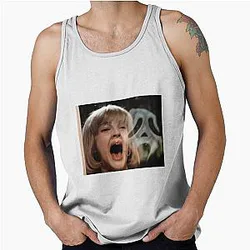 Drew Barrymore & Ghostface in Scream Top