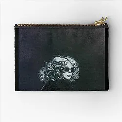 Little Sips (A Portrait of Drew Barrymore) Zipper Pouch