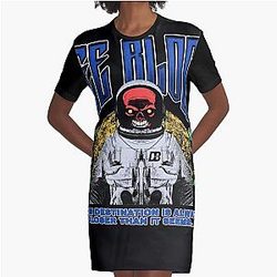 Duke Dennis Merch Duke Dennis Dee Block Astronaut T-Shirt Hoodie For Men Youth Tee Graphic T-Shirt Dress