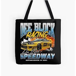 Duke Dennis Merch Duke Dennis Dee Block Speedway Graphic T-Shirt Hoodie For Men Youth Tee All Over Print Tote Bag
