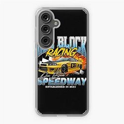 Duke Dennis Merch Duke Dennis Dee Block Speedway Graphic T-Shirt Hoodie For Men Youth Tee Samsung Galaxy Soft Case