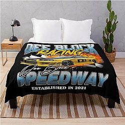Duke Dennis Merch Duke Dennis Dee Block Speedway Graphic T-Shirt Hoodie For Men Youth Tee Throw Blanket