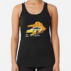 Duke Dennis Merch Duke Dennis Car Racerback Tank Top