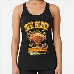 Duke Dennis Merch Duke Dennis Atomic Graphic Racerback Tank Top