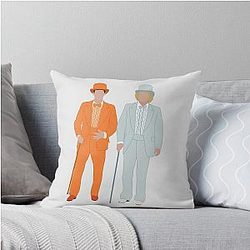 Dumb and Dumber Suits Throw Pillow