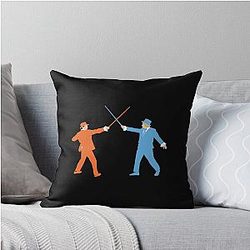 Dumb and Dumber On Guard Throw Pillow