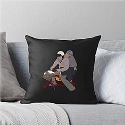 Dumb and Mini Bike Throw Pillow