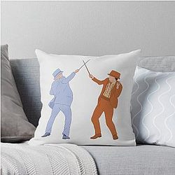 Dumb and Suits Throw Pillow