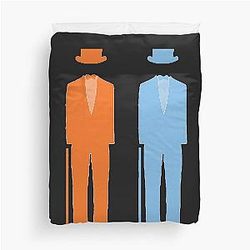 Dumb and Dumber Movie Quote Duvet Cover