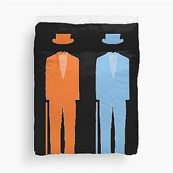 Dumb and Dumber Movie Quote Duvet Cover