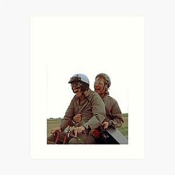 Dumb and Dumber Bike Ride Art Print