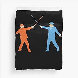 Dumb and Dumber on Guard Men's Best Duvet Cover