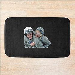 Dumb and Dumber Bike Ride Bath Mat