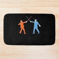 Dumb and Dumber On Guard Mens Bath Mat
