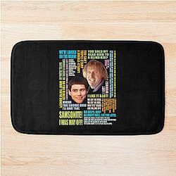 Dumb and Dumber Shower T-ShirtDumb Quotes Bath Mat