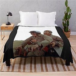 Dumb and Dumber Bike Ride Throw Blanket